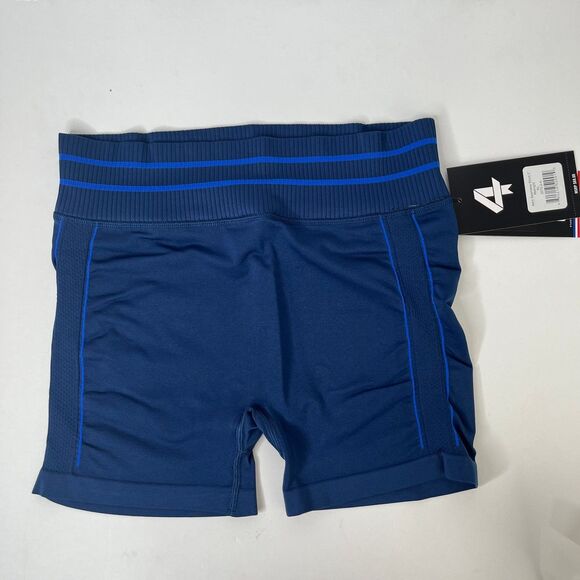 NWT Women’s Fourlaps Aero Seamless Active Shorts 3”-Midnight Size XL #397 - Picture 1 of 11